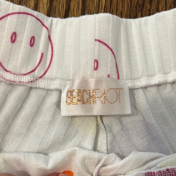 Beach Riot Smiley Face Print Tank and Shorts Set - Picture 2 of 2